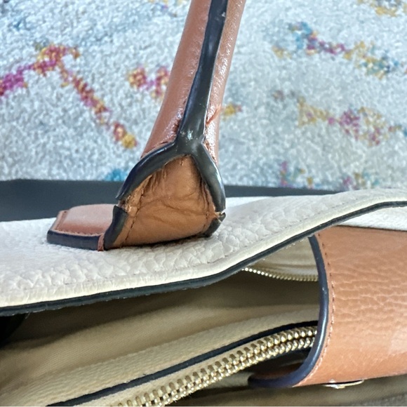 Sam Edelman - black and cream color block bag - Picture 10 of 14